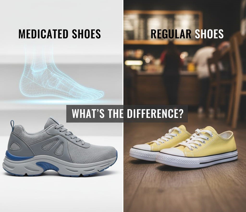 Medicated Shoes vs Regular Shoes: What’s the Difference?&hellip;